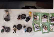 Demon Slayer novos figuras e porta chaves