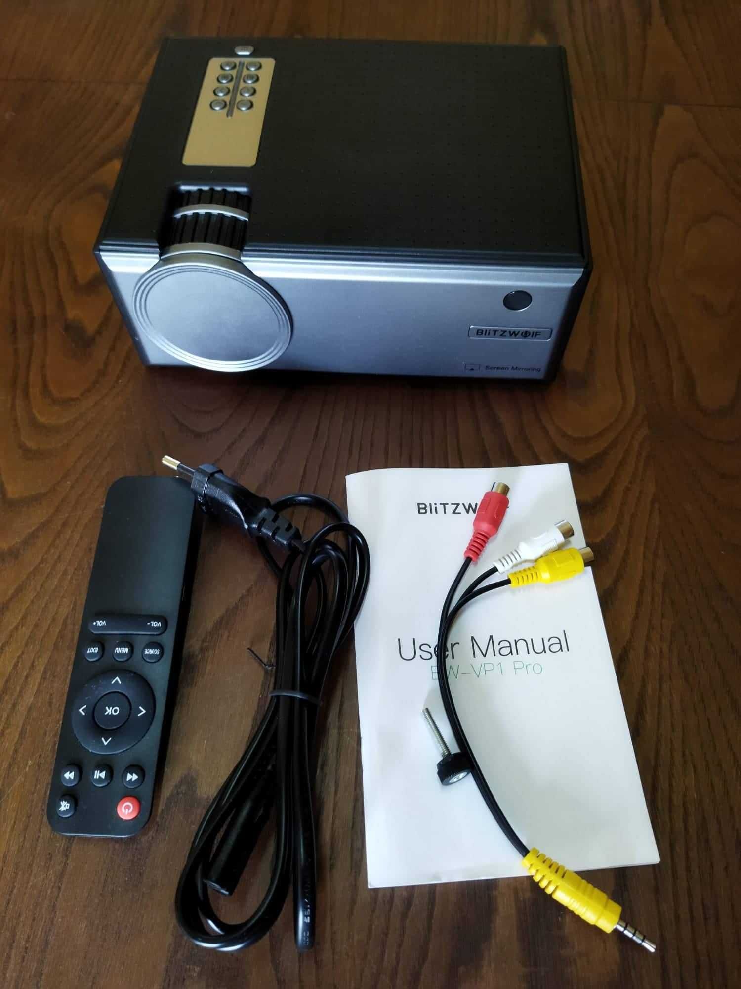 Projetor | Blitzwolf BW-VP1 LCD Projector Support 1080P - 2800 Lumens