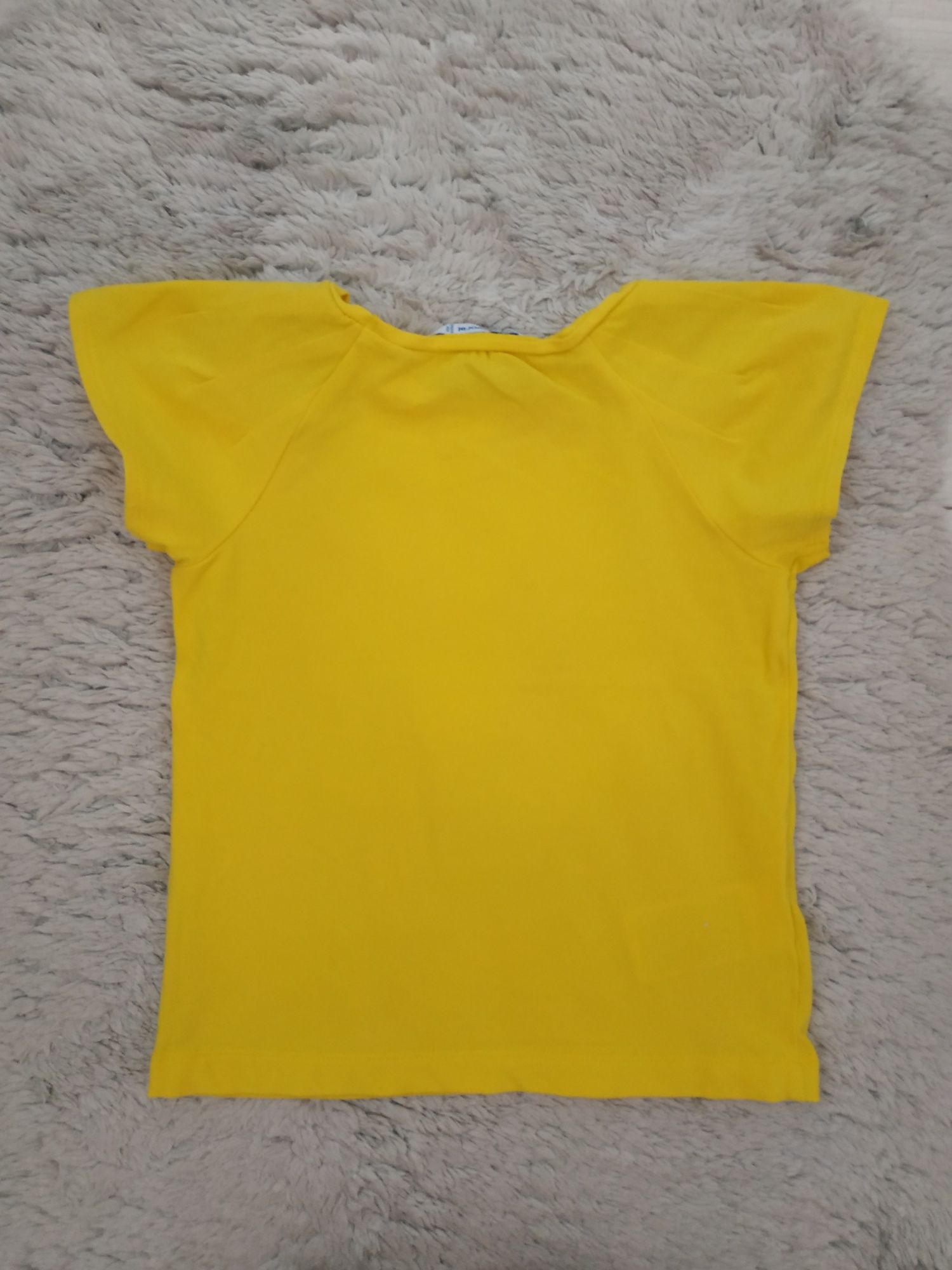 Urocza koszulka na krótki rękaw/lato/żółta/kwiatki/mayoral/r.104/110
