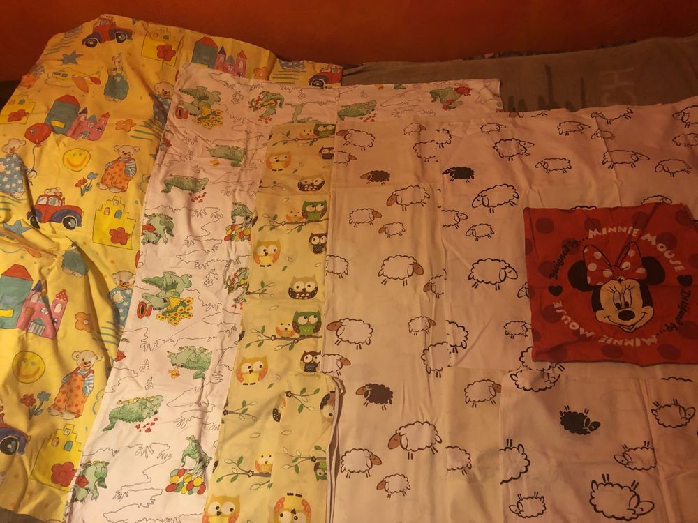 3 komplety Pościel dziecięca plus poszewki na kołdrę