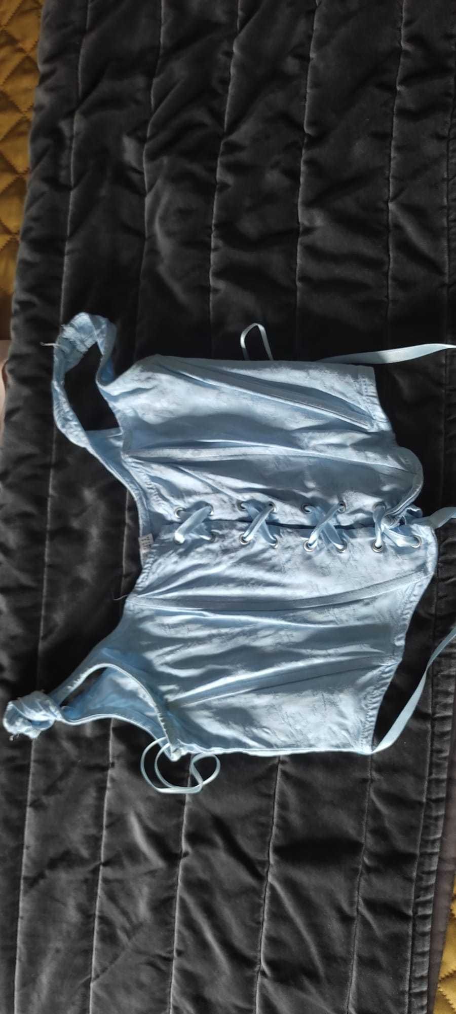 Corset azul bebe Stradivarius S