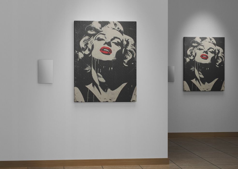 Obraz na płótnie Marilyn Monroe 60x80 cm - Pop-Art do salonu