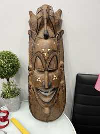 Duża drewniana maska 66 cm