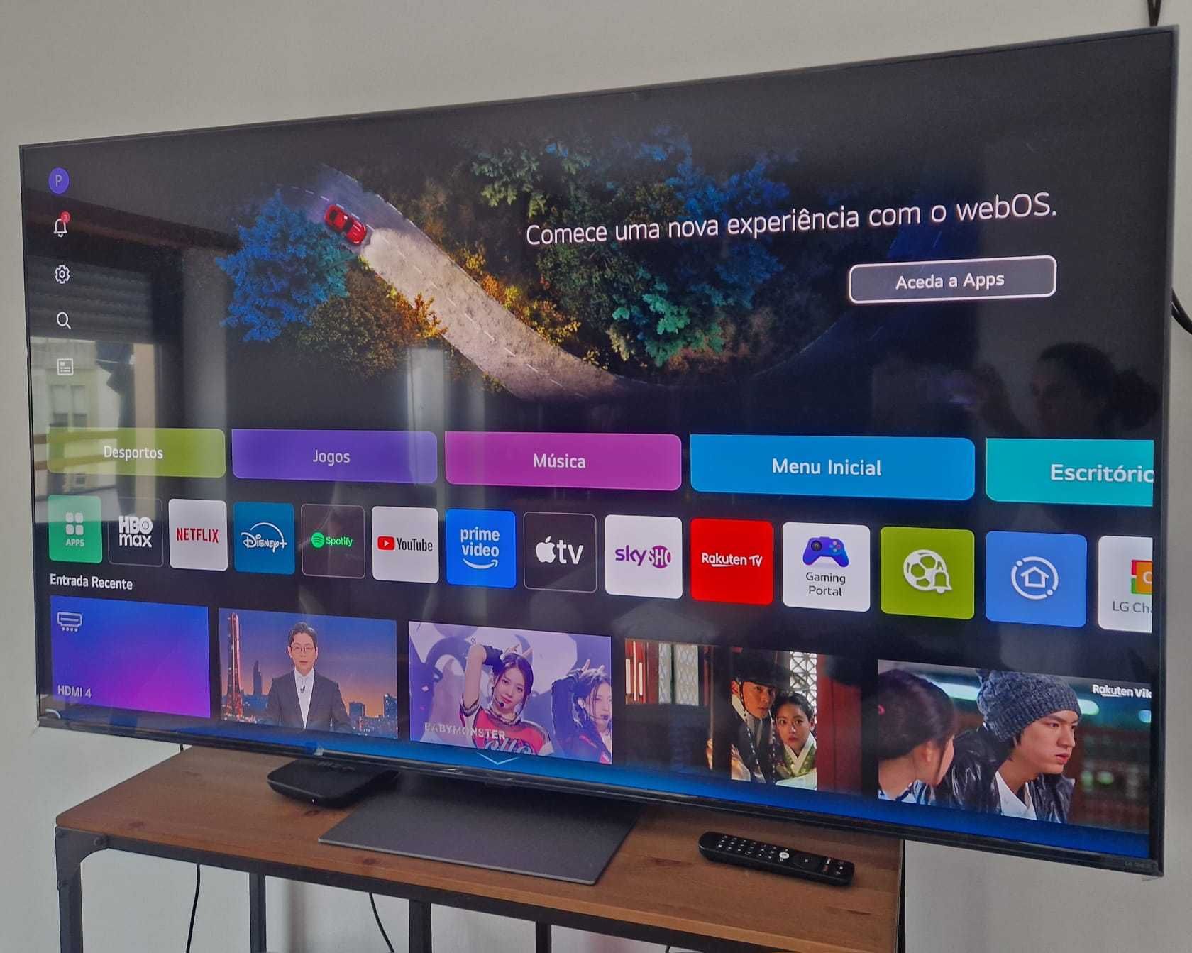 Tv lg 65' 4K QNED nova para venda