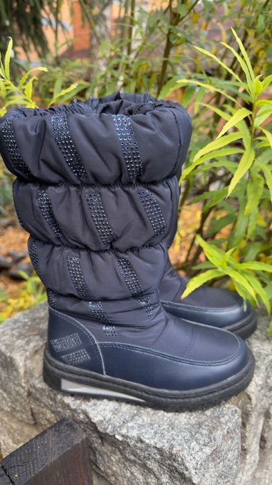 Зимние ботинки дутики на девочку том.м высокие дуті чоботи на дівчинку