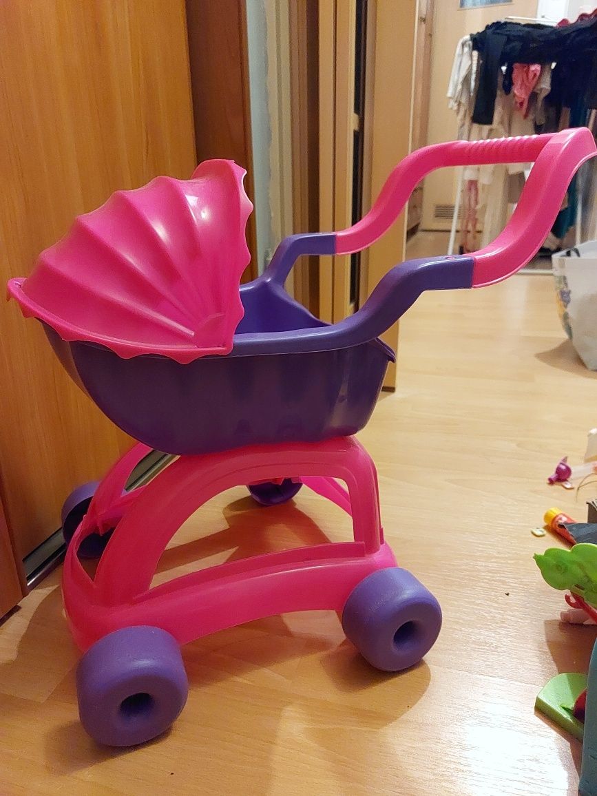 Wózek dla lalki plastikowy