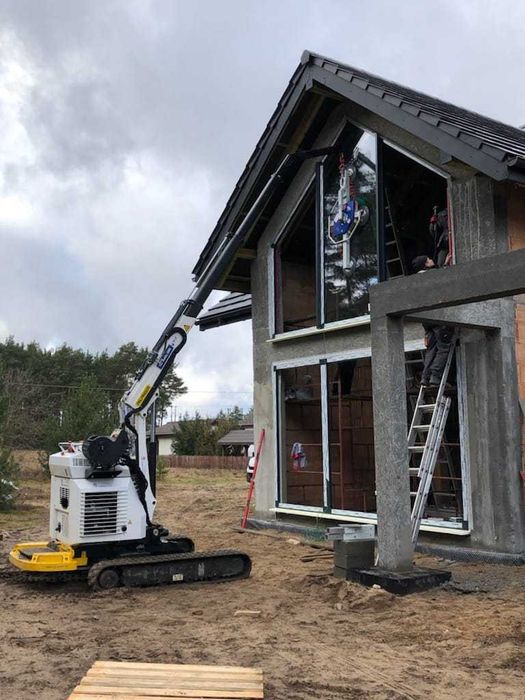 Mini żuraw dźwig pająk, manipulator do szyb/ okien BYDGOSZCZ