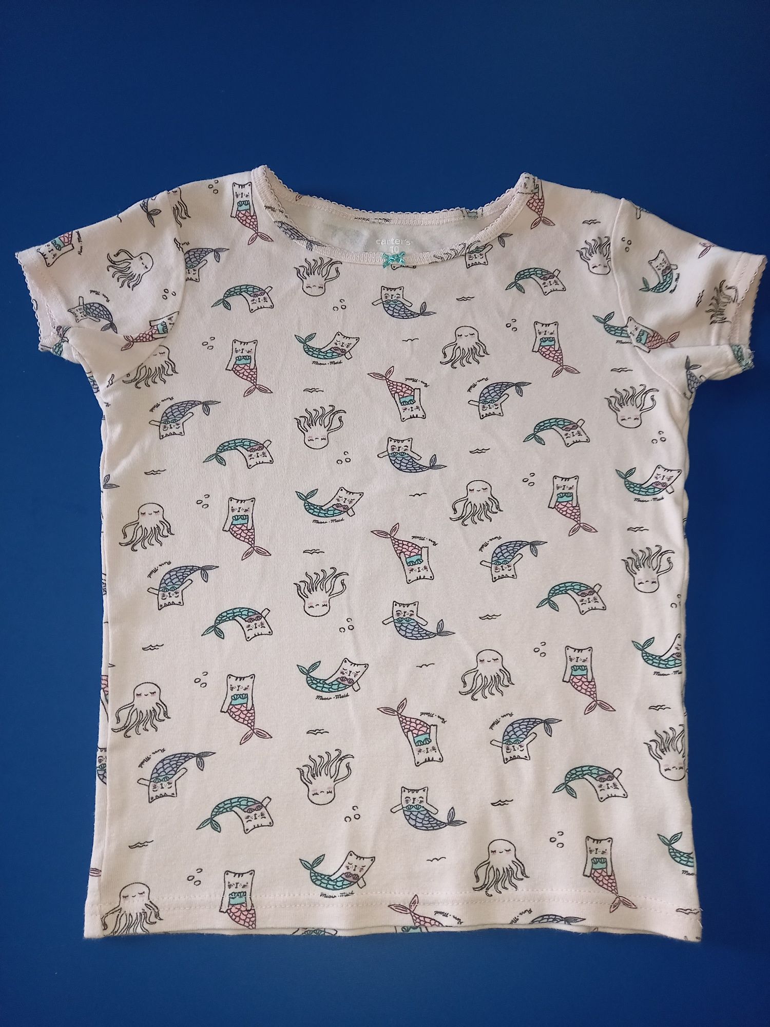 Carter's piżamka bluzeczka T-shirt dla dziewczynki 134-140