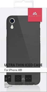 Etui iPhone XR czarne Hama Black Rock Ultra Thin Iced