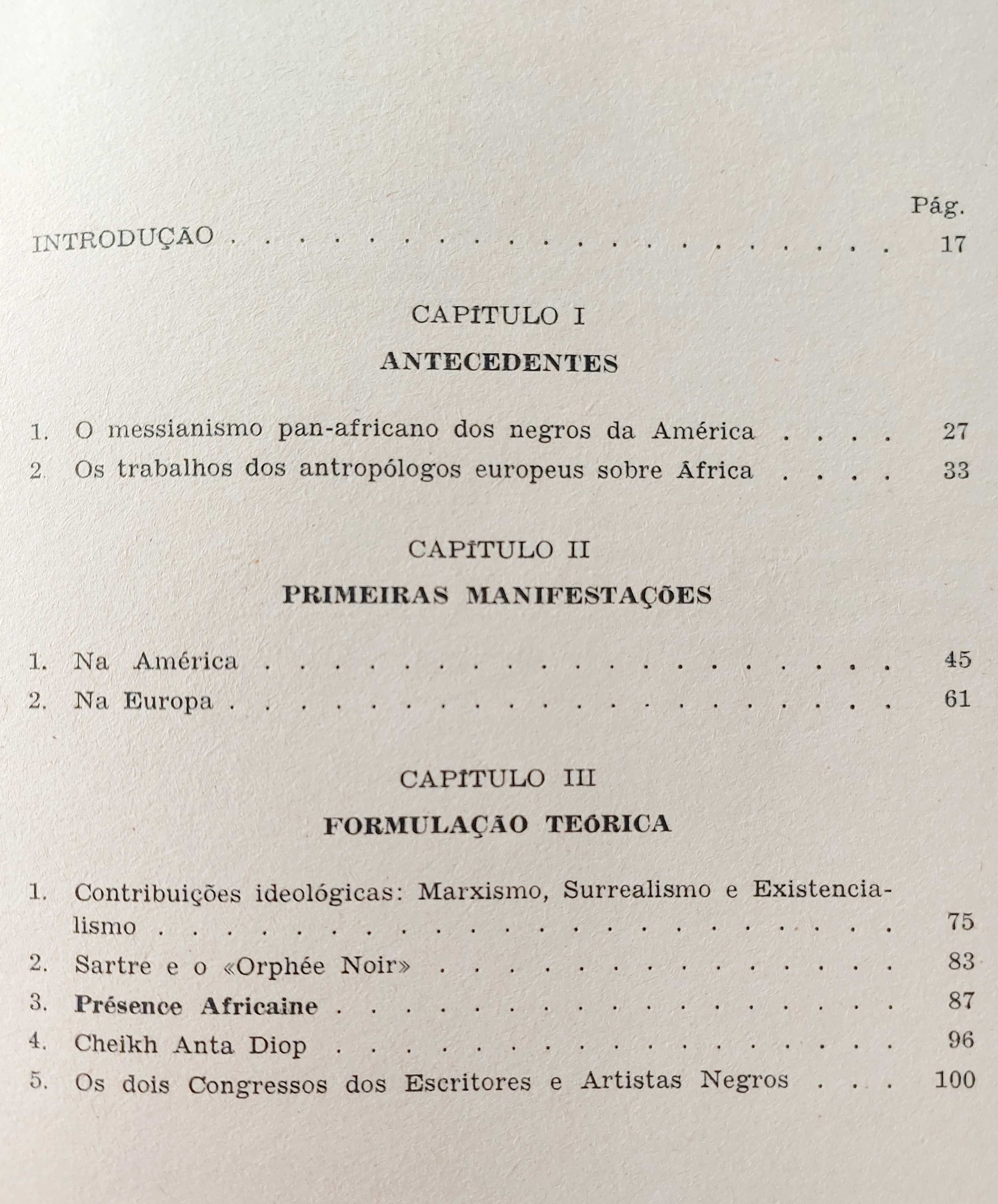 NEGRITUDE dos Mitos às Realidades