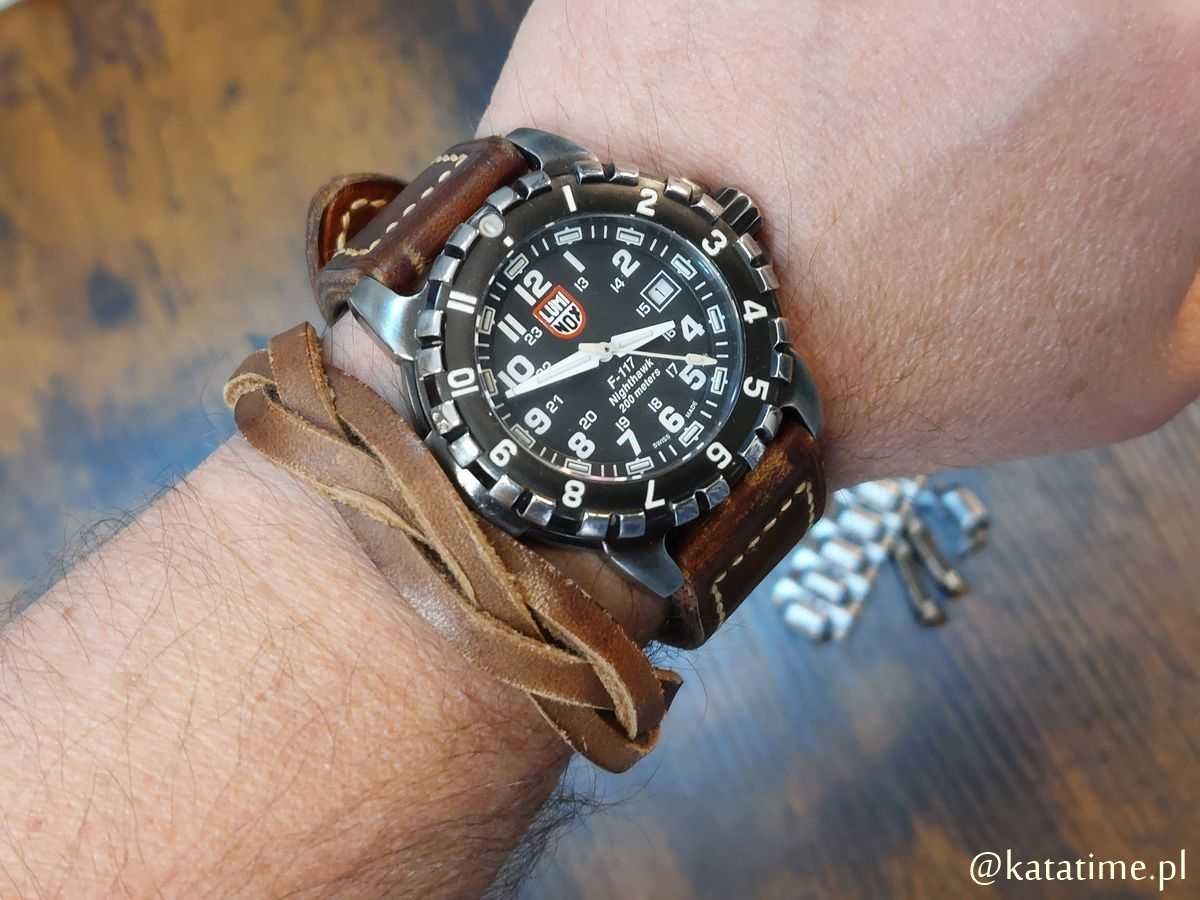 Zegrek męski LUMINOX Lockheed F-117 Nighthawk serii 6400 używany SUPER