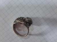 Серебряное кольцо с тигром