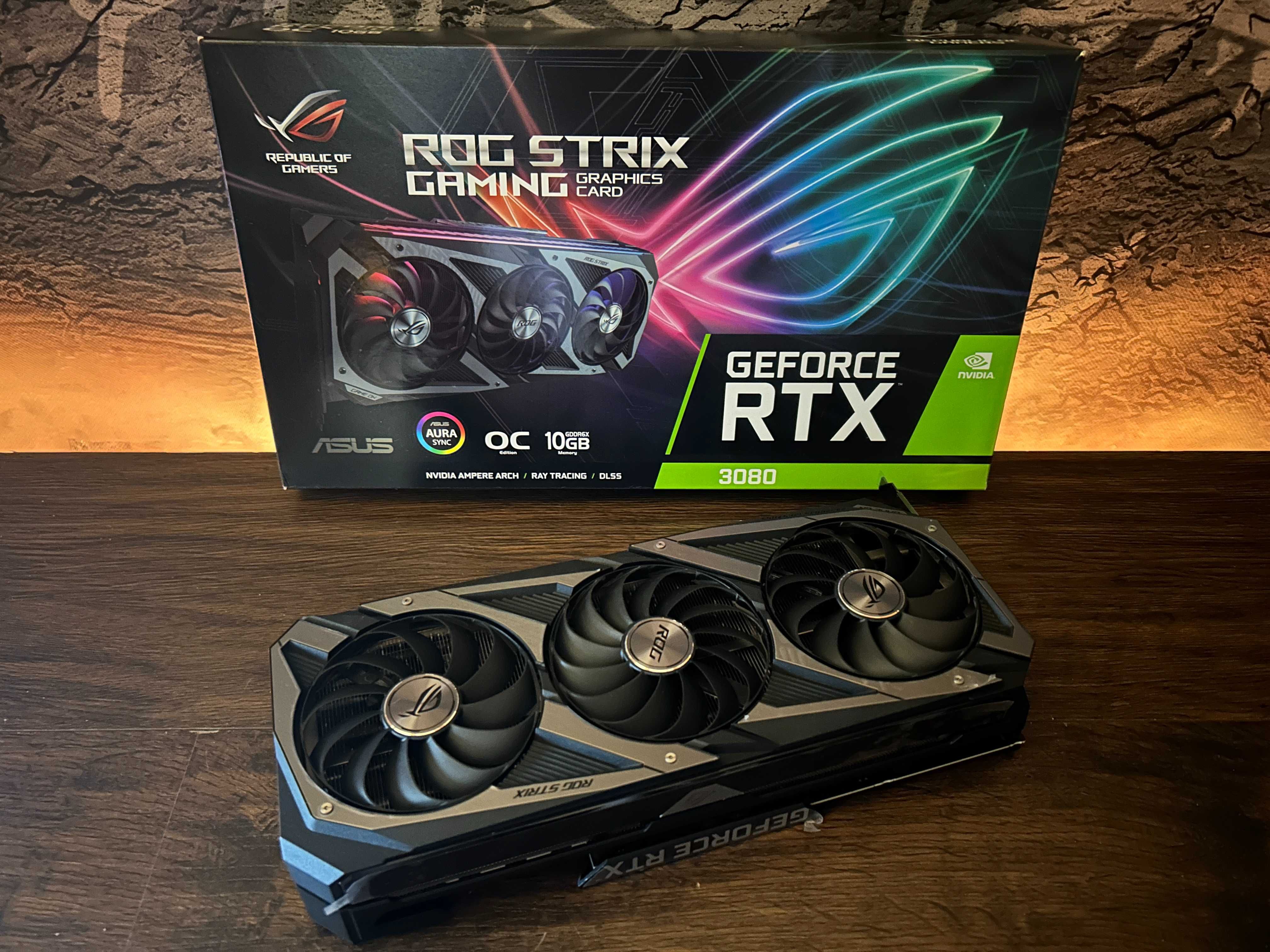 Як нова! Відеокарта NVIDIA GeForce RTX 3080 10GB GDDR6X ASUS STRIX