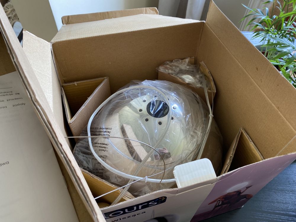 Lampa Dulcis colours srebrna SUFITOWA Połysk jak w BAUHAUS Nowa OKAZJA