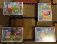 mini puzzle 54 el zestaw świnka Peppa nowe