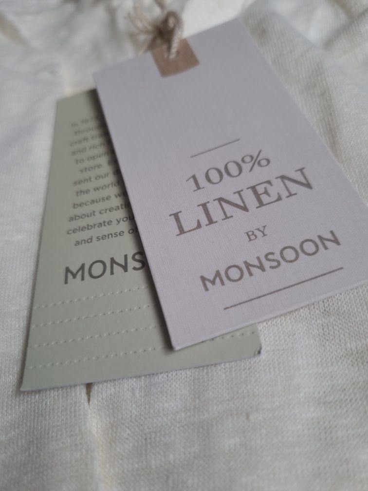 Monsoon 100% льон  Блуза жіноча