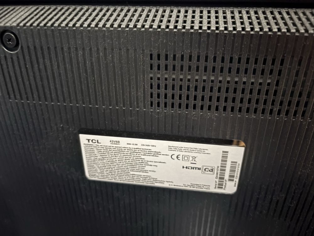 Telewizor LED 43" TCL 43V6B