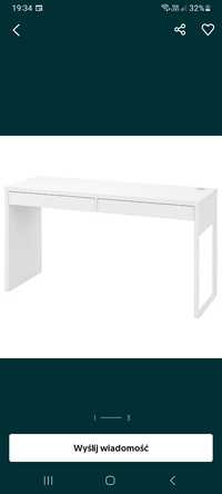 Biurko,toaletka ikea micke 142x50x75 nowe