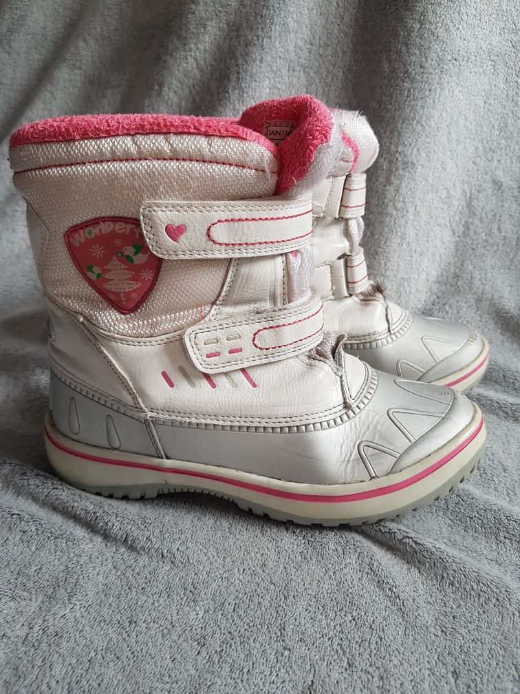 Buty zimowe. Śniegowce. r. 33