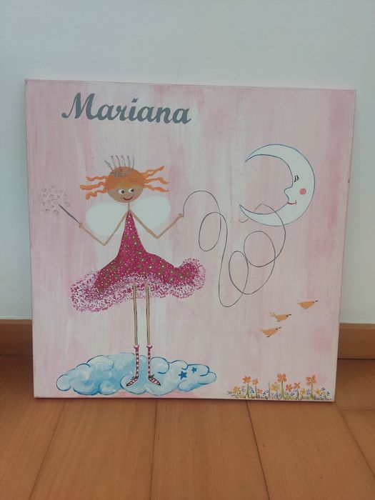 Quadro tela com nome