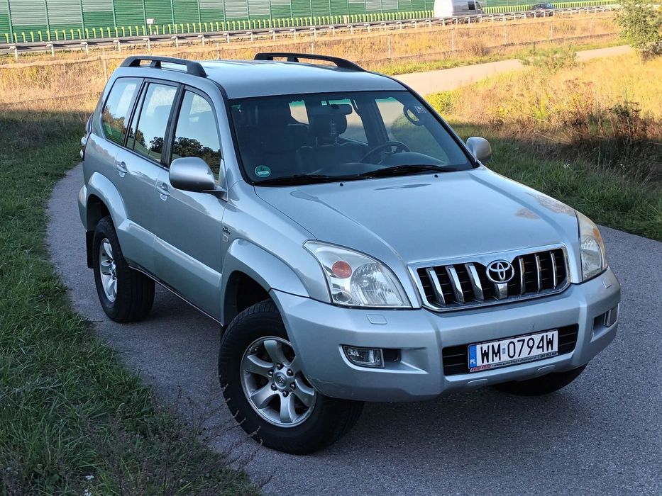 Toyota Land Cruiser 3.0 Diesel 173 KM, bezwypadkowa-oryginał lakier, serwisowana, zadbana.