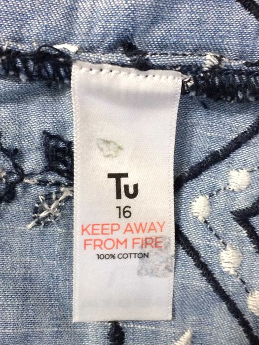 Джинсова сукня вишиванка tu , р.16(52)