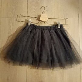 Grafitowa spódniczka tiulowa dla dziewczynki Zara