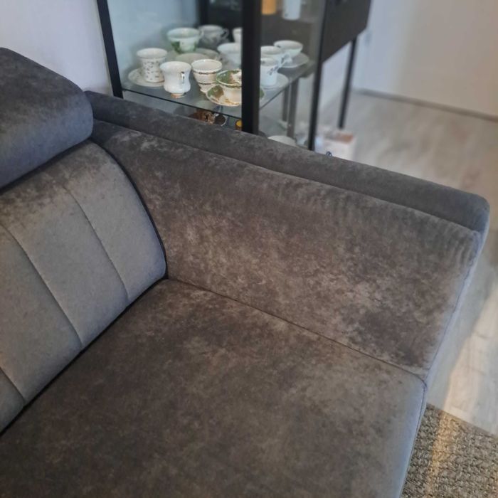 Kanapa rogowa z funkcją spania