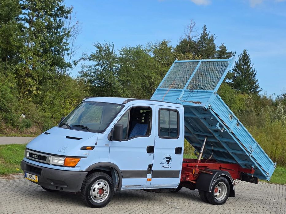 Iveco Daily 35c-13 Doka/Dubel Kabina Wywrotka/Kiper 3-Stronny  ! Oryginał ! Z Włoch  !