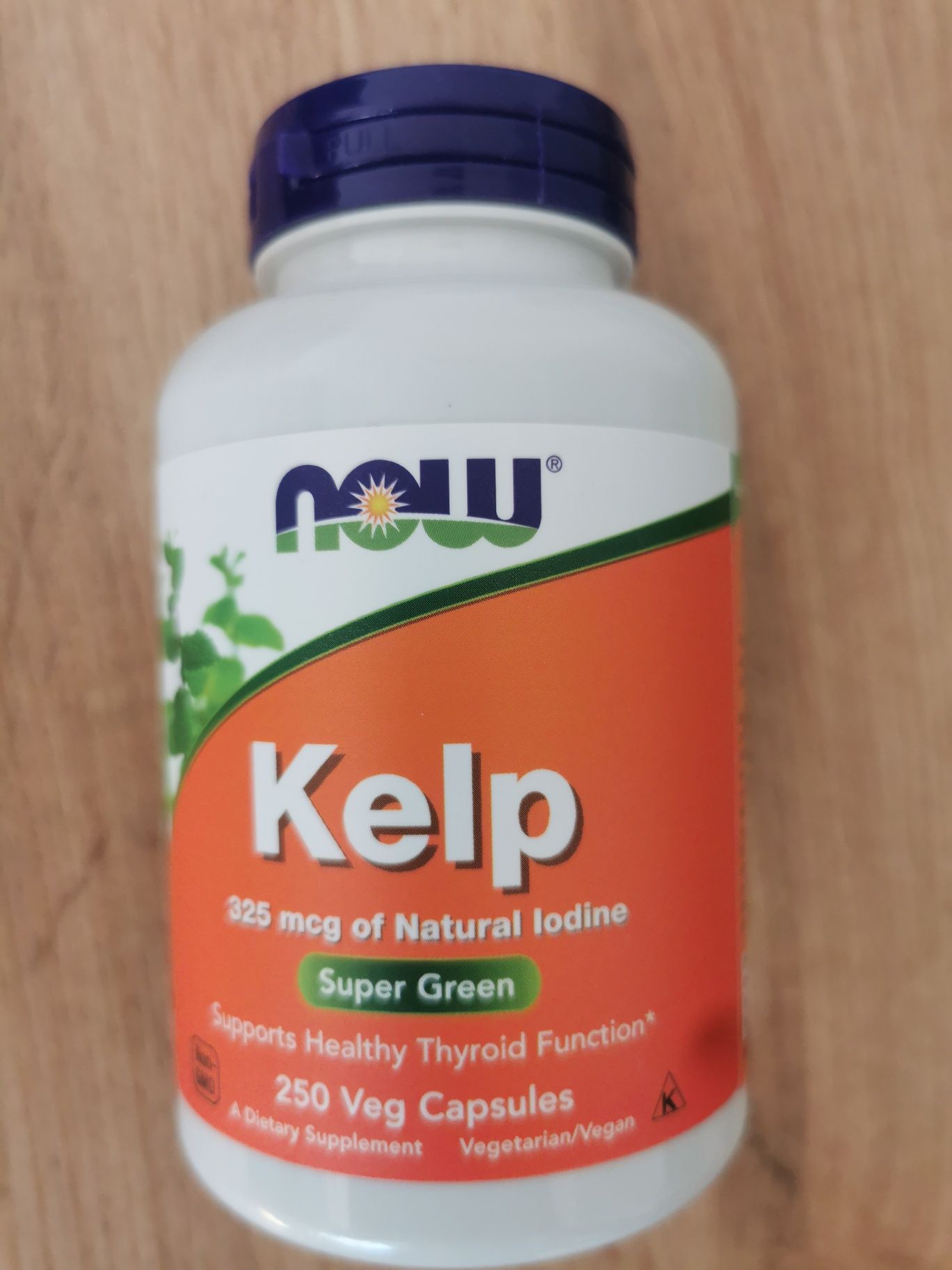 Kelp 325 kaps firmy Now Naturalny Jod