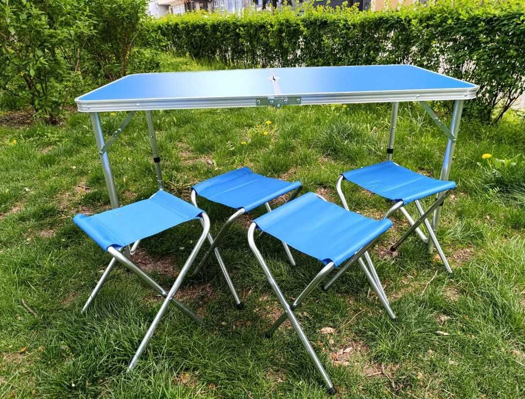 Стіл для пікніка кемпінговий посилений стільці столик розкладний