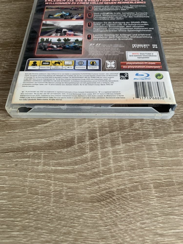 Gra F1 Formula 1 ps3