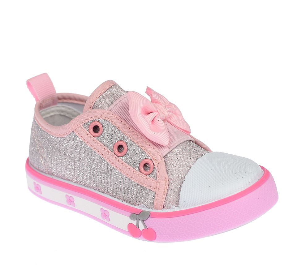 Pantofelki różowe trampki na gumki 1SP-592-LS L.Pink rozm. 22