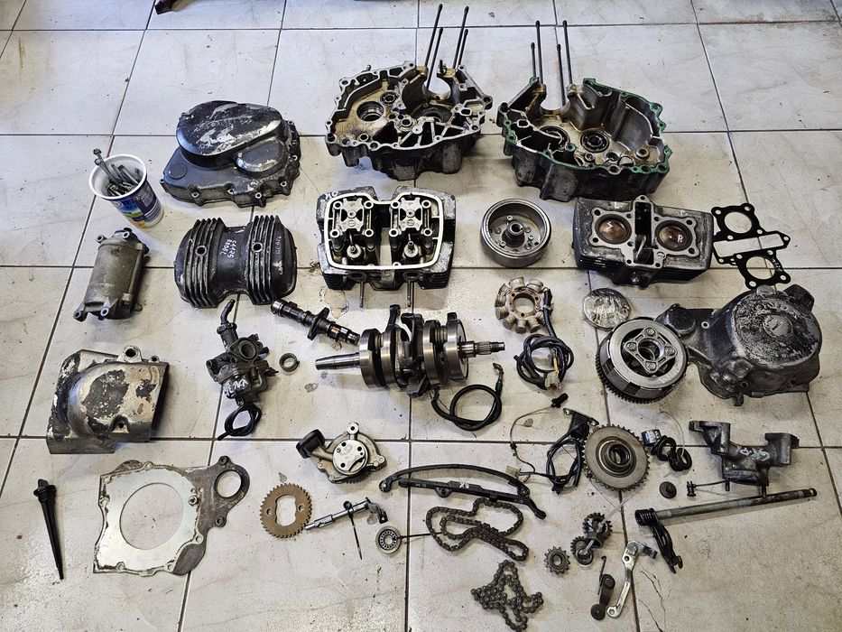 Honda Rebel 125 silnik części Ca 125 Magneto cylinder głowica wał kapa