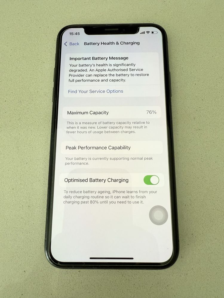 Iphone XS 256GB c capa