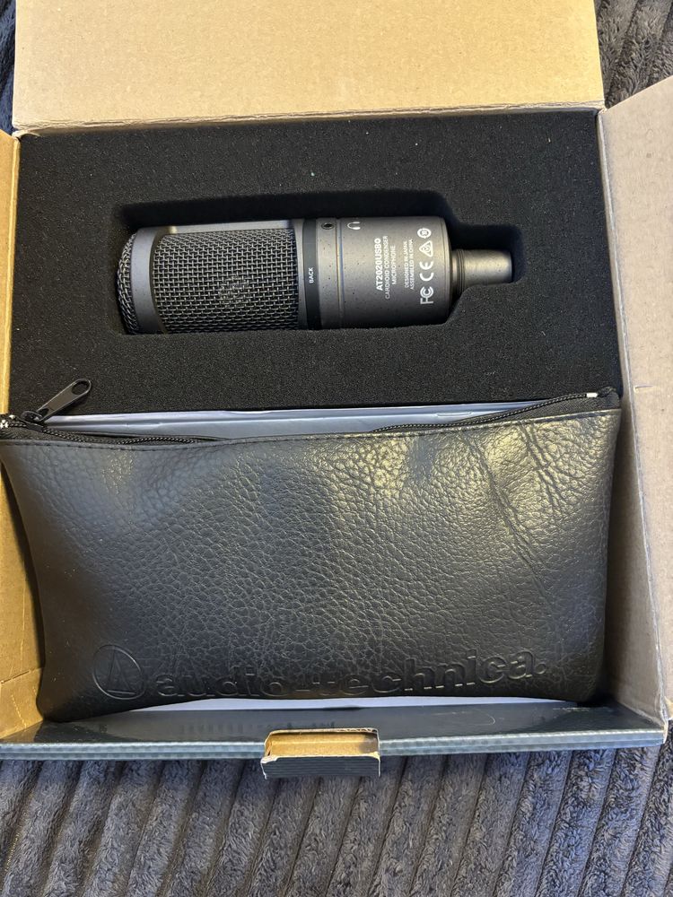 Audio-Technica AT2020 + osłona do mikrofonu – stan idealny