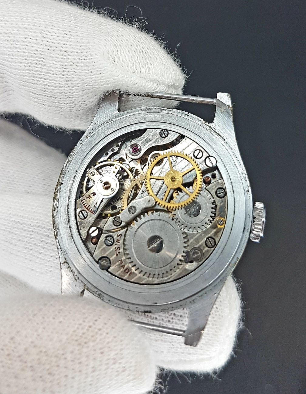 Zegarek Technos Precision 1940r Swiss Made Mikroregulacja Unikat