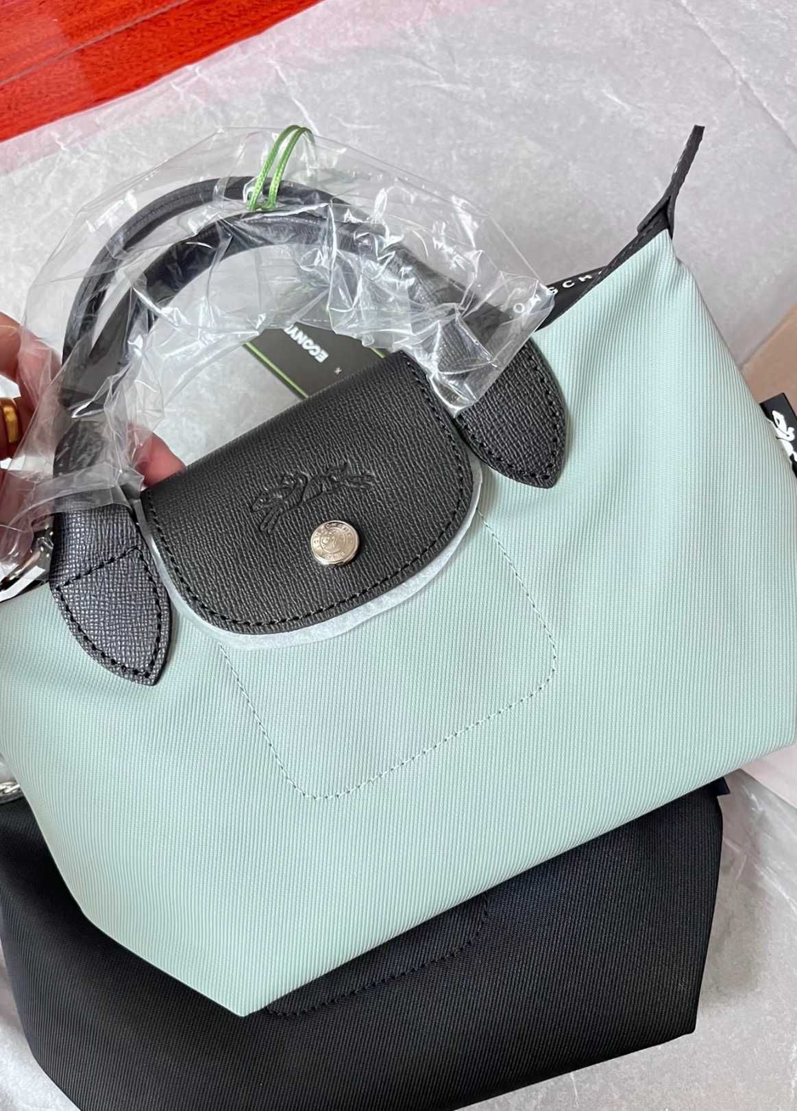 Torebka LongChamp Le Pliage Energy XS Turkusowy