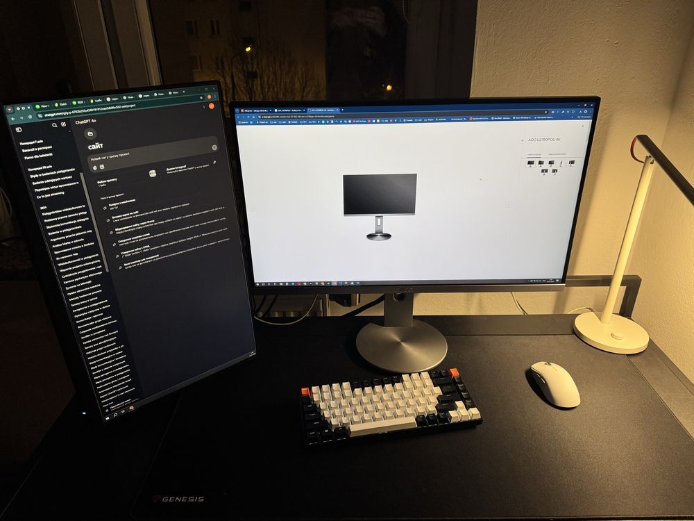 Monitor 4k 27cali IPS AOC U2790PQU