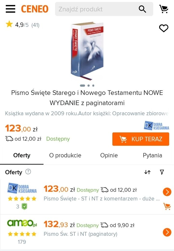 Pismo Święte Nowe wydanie