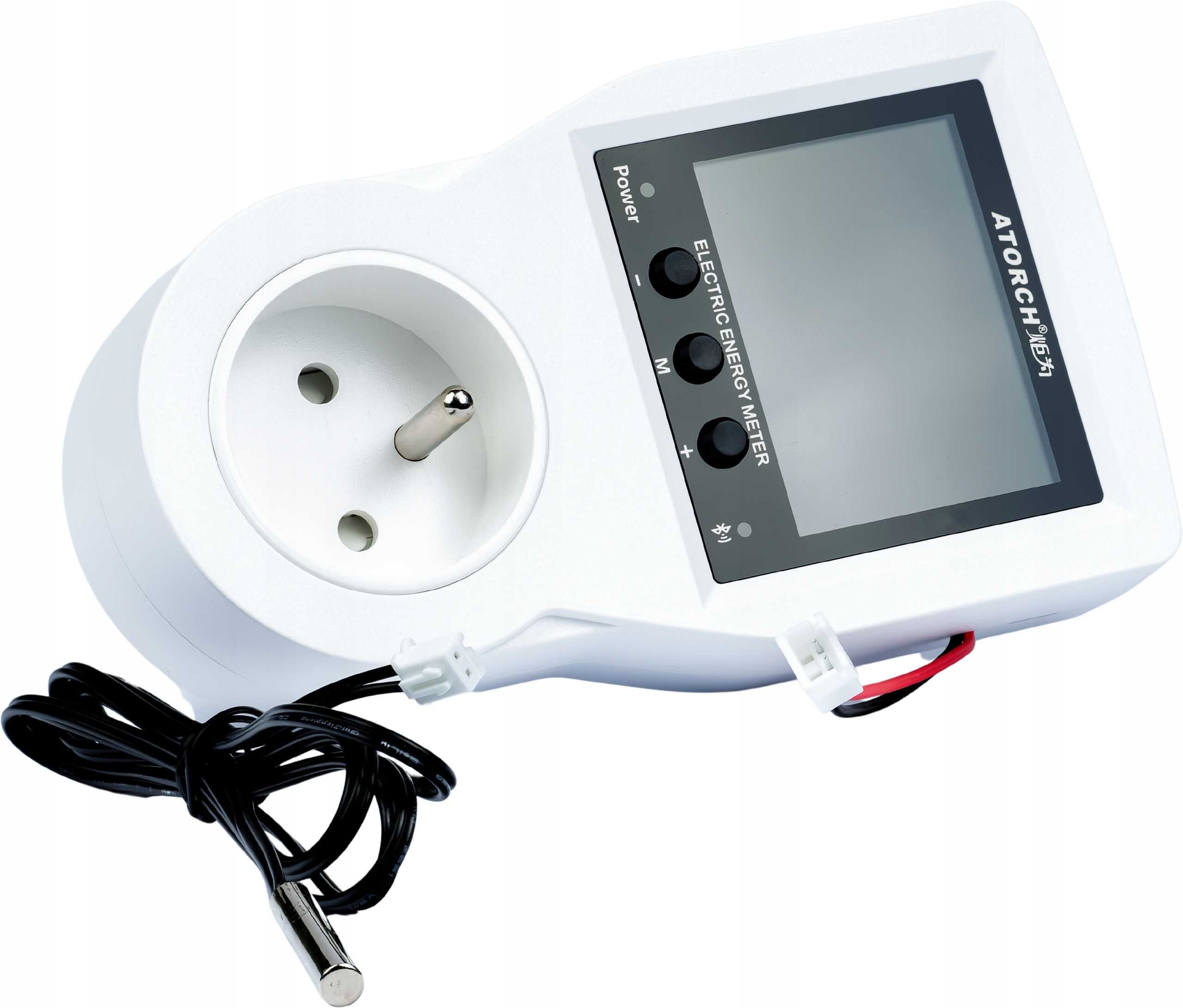 Termostat elektroniczny licznik energii do gniazda 230V moc 3,5kW