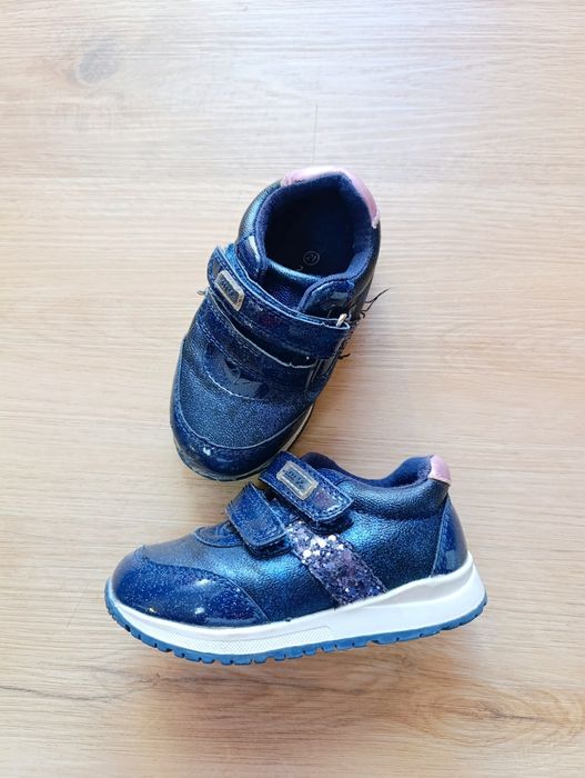 Sneakersy półbuty metaliczne granatowe rozmiar 21 Nelli Blu