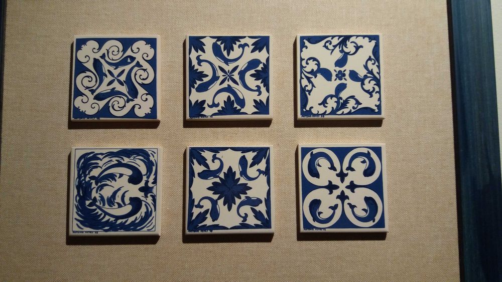 Quadro com azulejos motivos Expo 98.