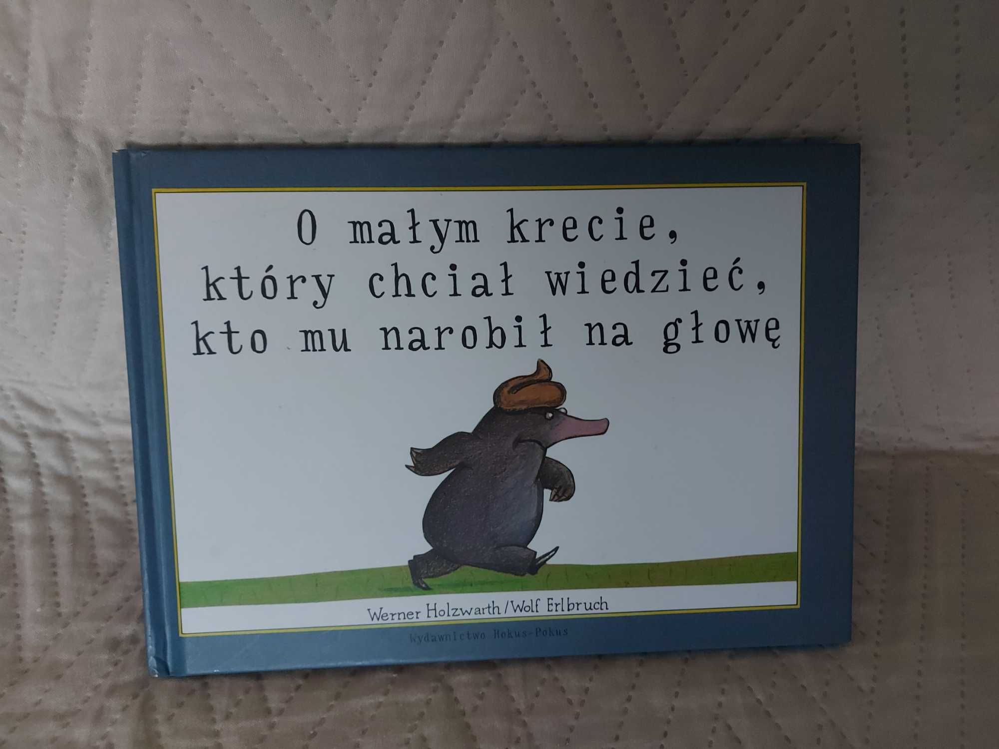 O małym krecie który chciał wiedzieć kto mu narobił na głowę - twarda