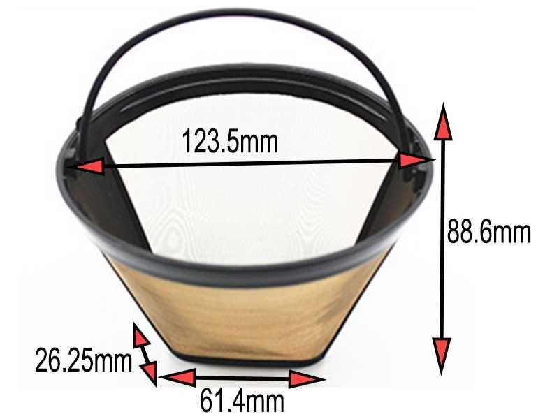 Многоразовый фильтр сито для капельной кофеварки латунный