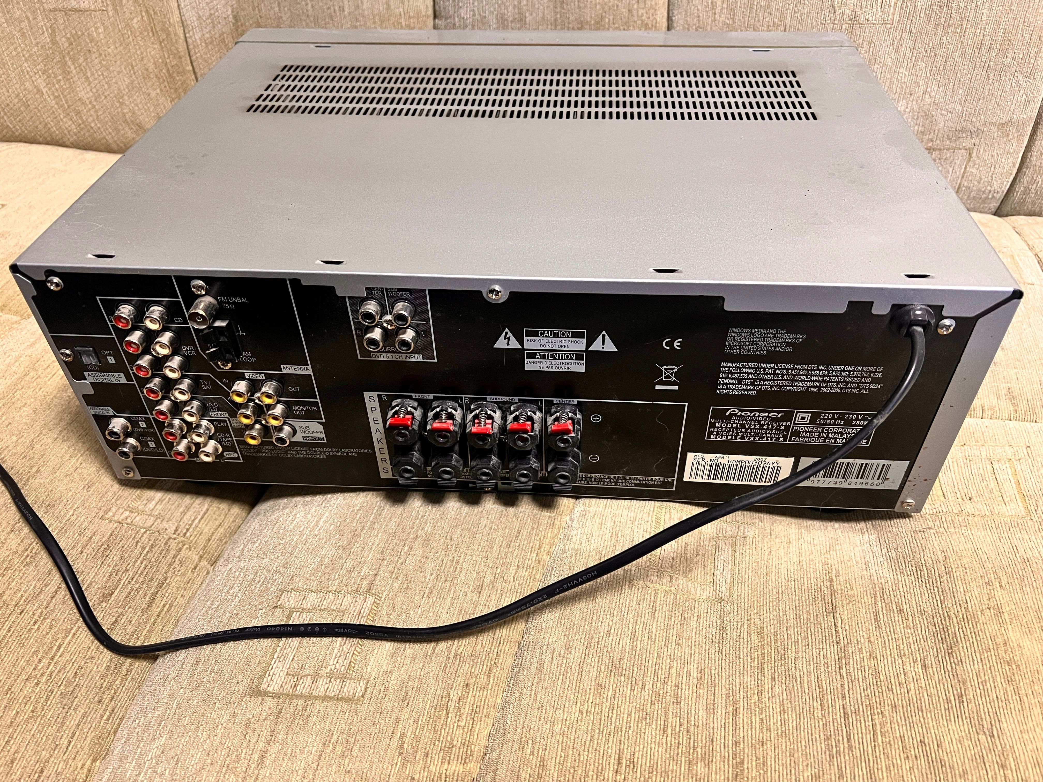 Amplituner kina domowego Pioneer vsx-417-s