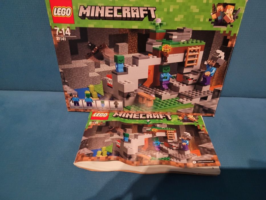 Klocki Lego Minecraft jaskinia zombie 21141