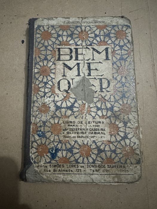 Livro de leitura antigo