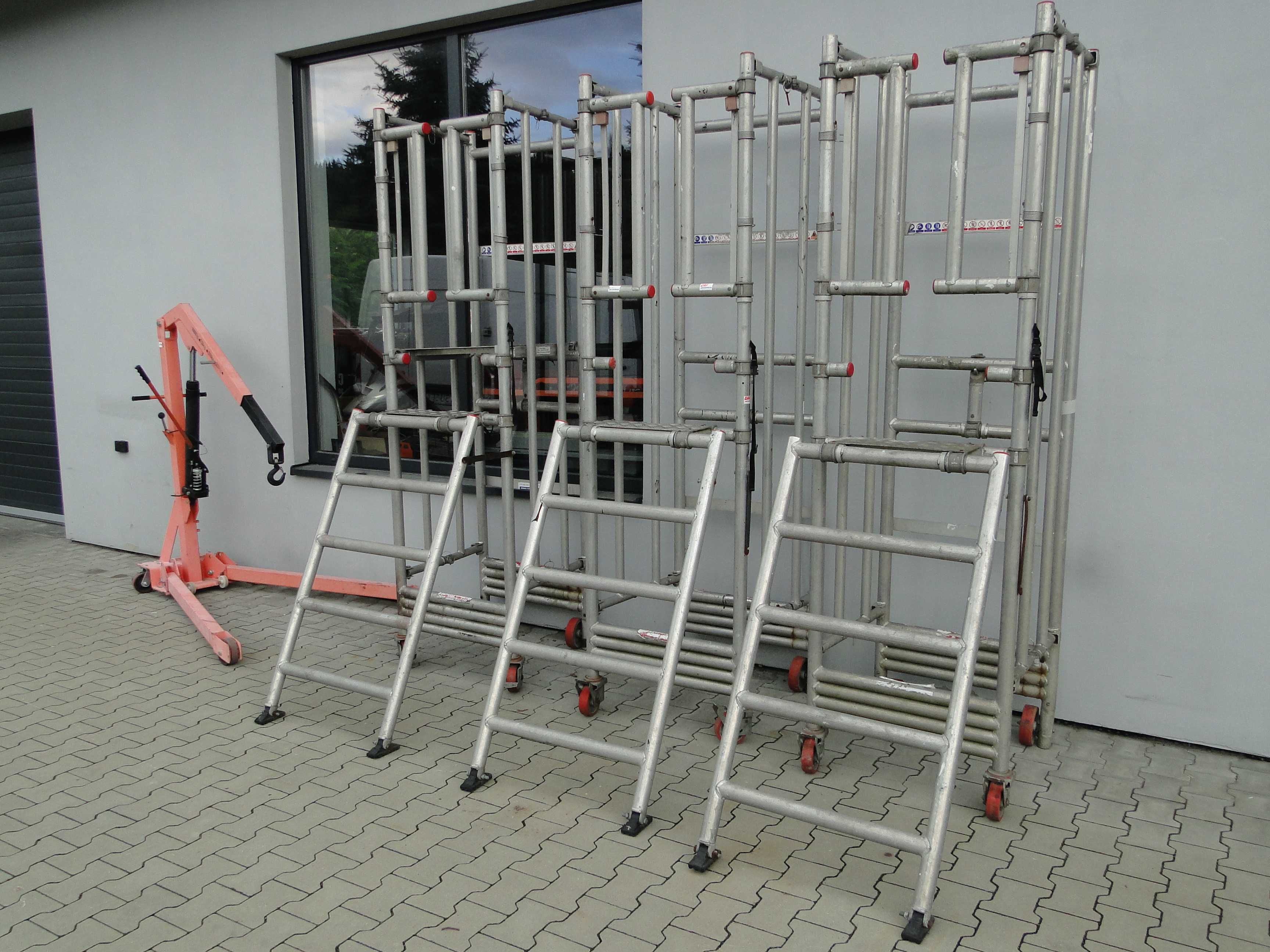 Rusztowanie aluminiowe jezdne PODEST ROBOCZY SKŁADANY ALTREX Germany