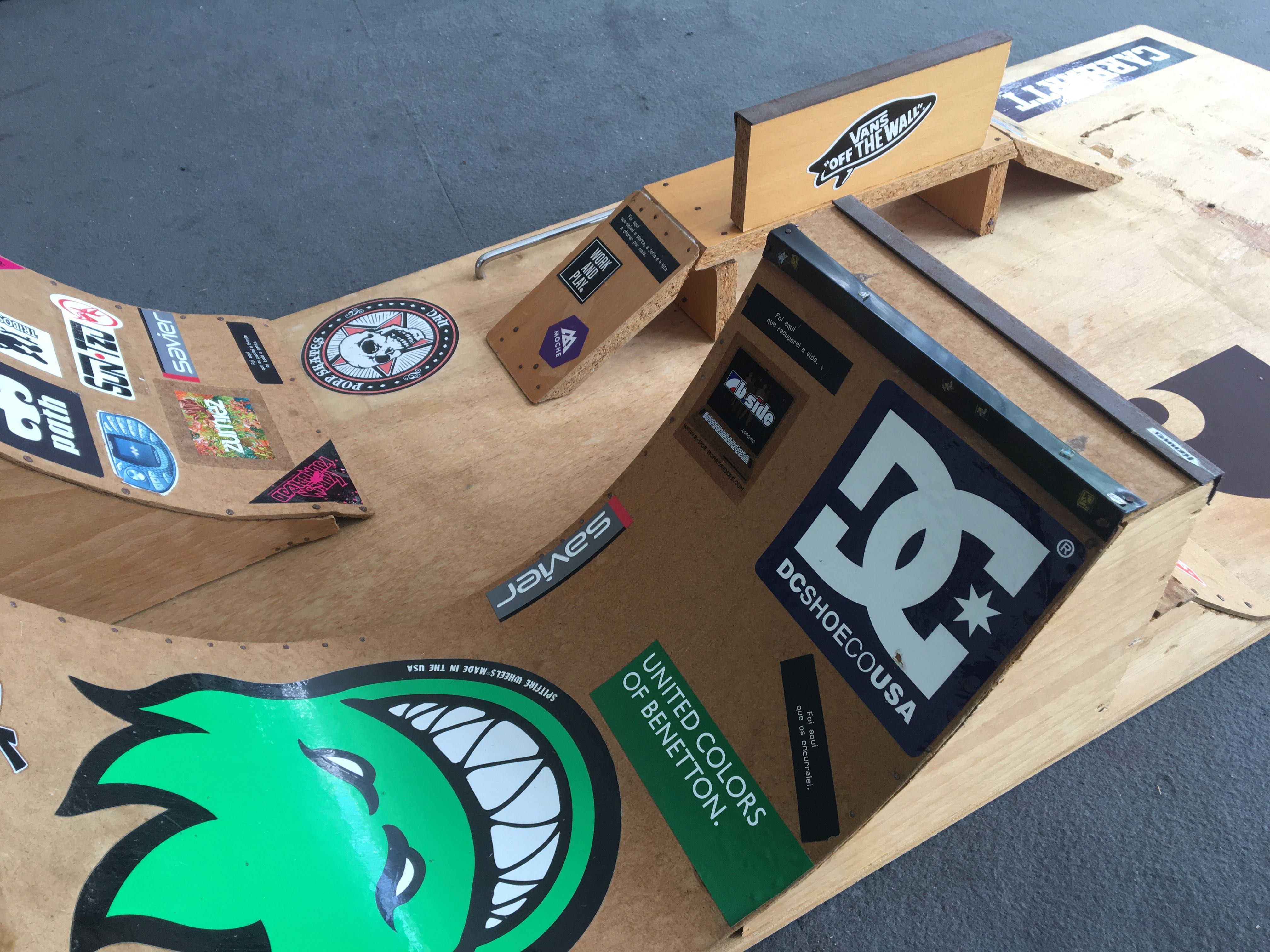 rampa de madeira finger board /tech deck